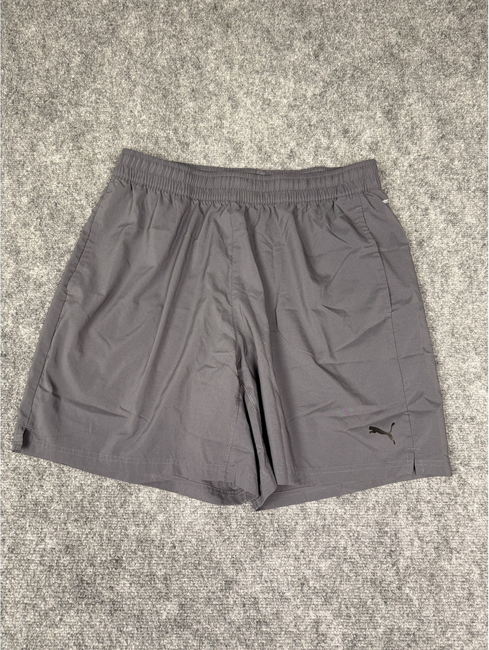 Puma Men's Athletic Shorts XL Gray Polyester